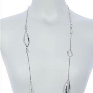 Brand new no tag Alexis BITTAR Pave Crystal Open Chain Necklace